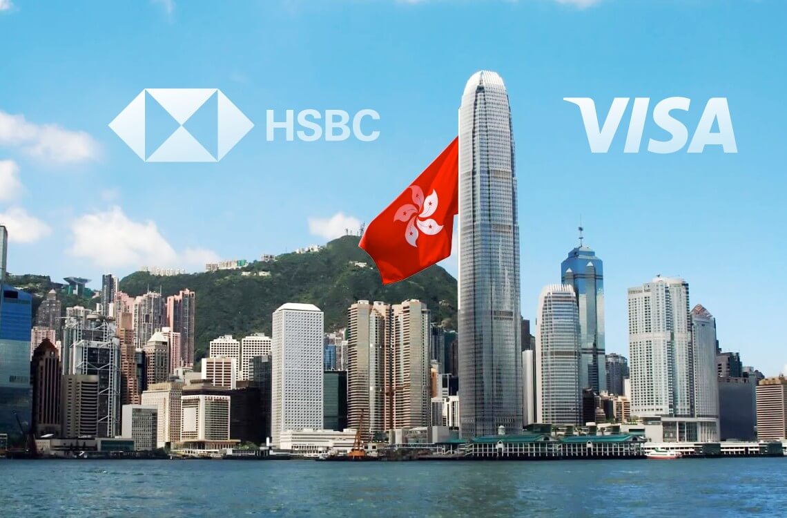 Hong Kong enlists HSBC, Visa, and more to test digital currency
